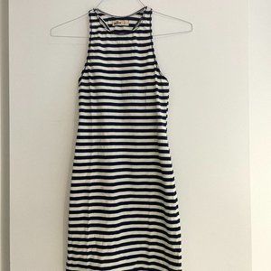 Hollister Navy Striped Mini Dress
